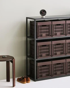 HAY Colour Crate - Cube - Charcoal