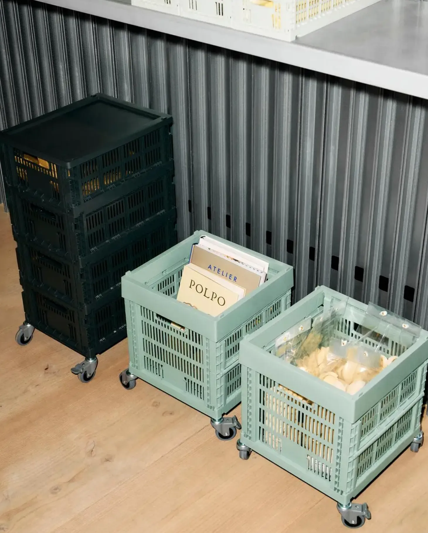 HAY Colour Crate - Cube - Grey