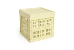 HAY Colour Crate - Cube - Light yellow