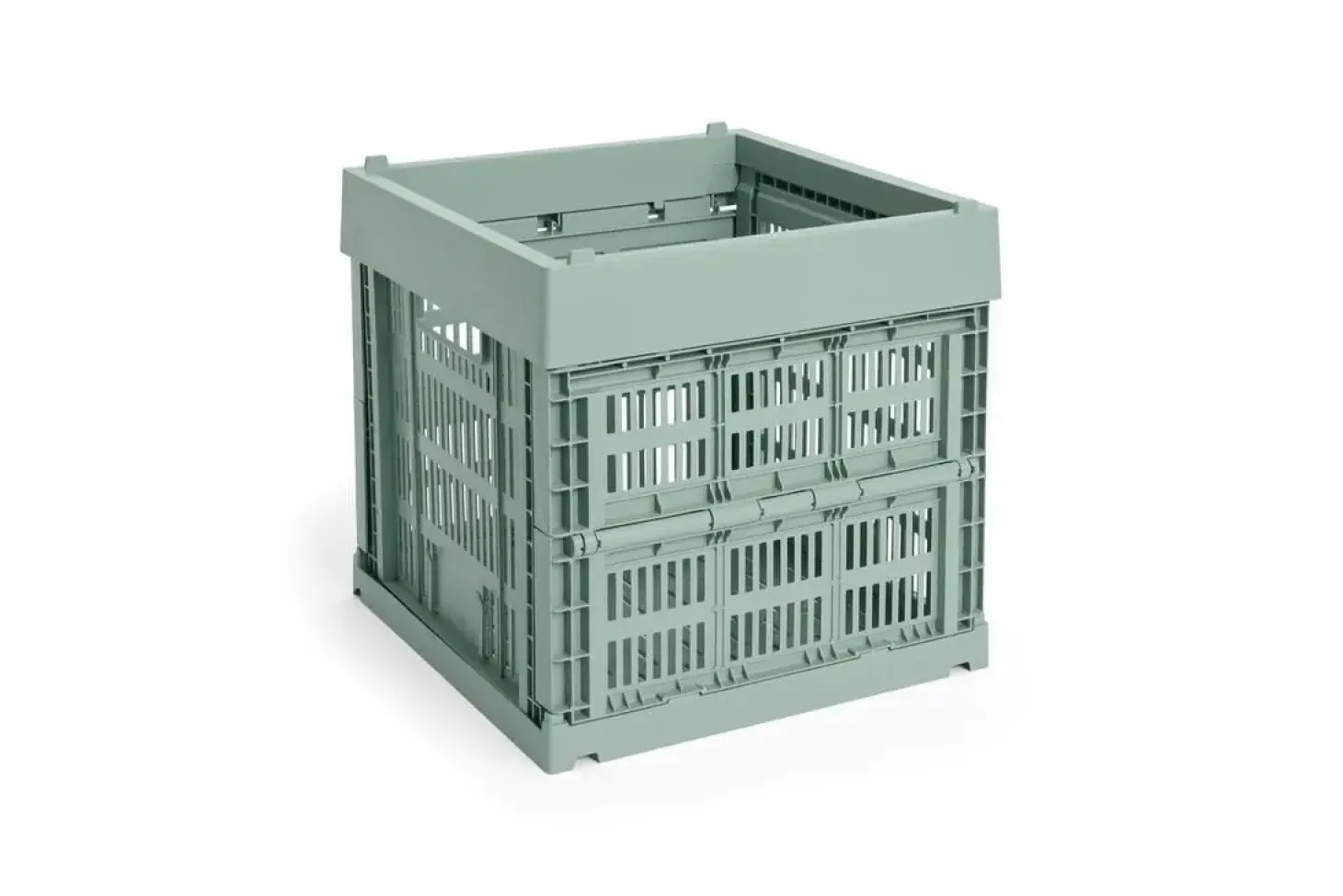 HAY Colour Crate - Cube - Sage green