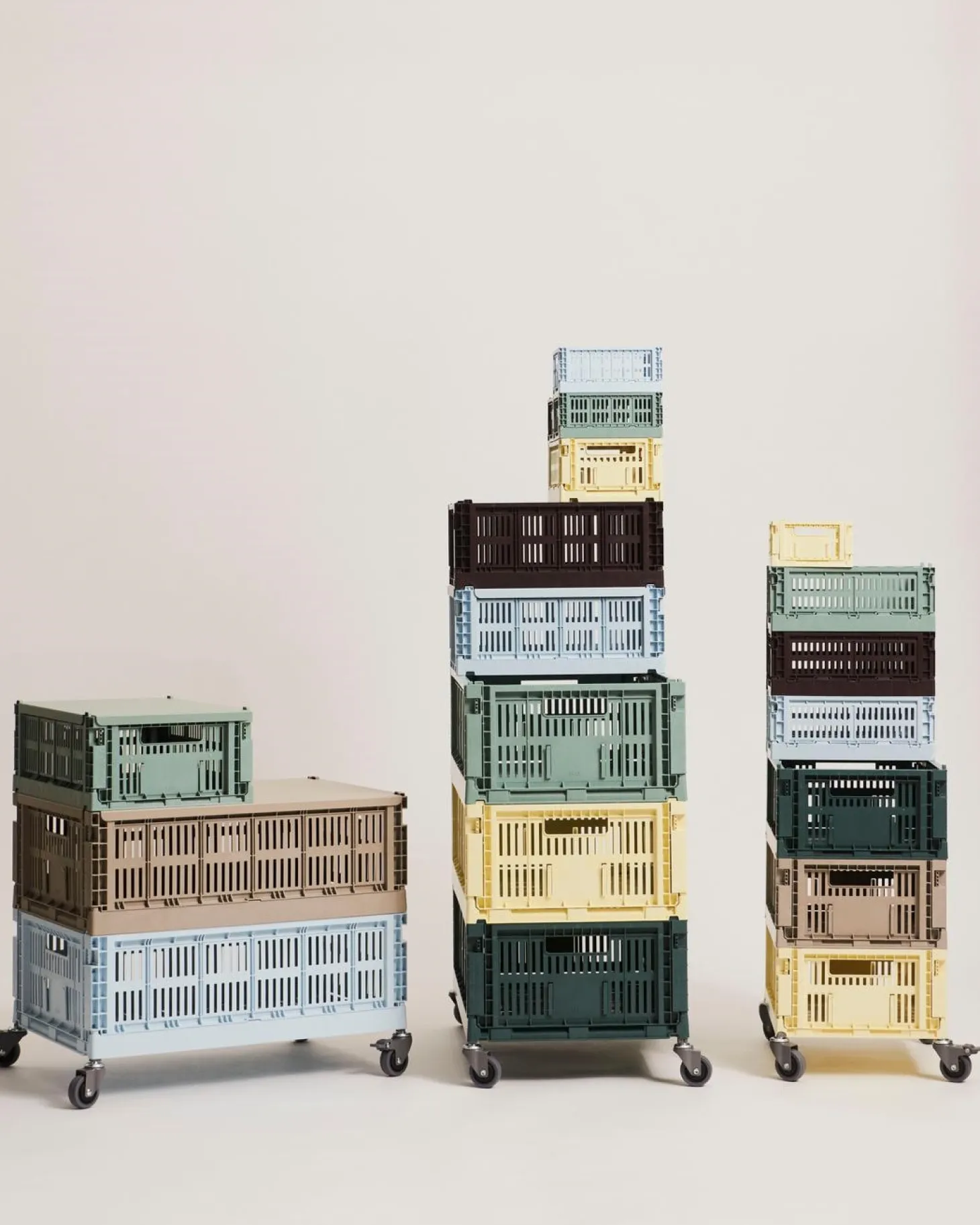 HAY Colour Crate - Medium - Sage green