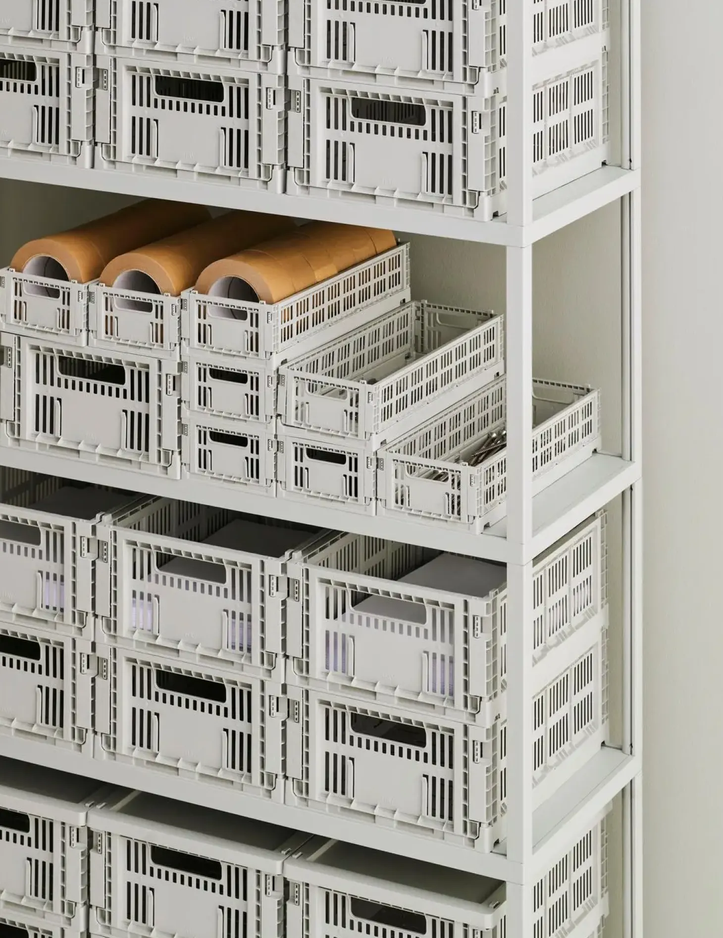 HAY Colour Crate - Medium - Grey