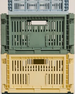 HAY Colour Crate - Medium Square - Sage green