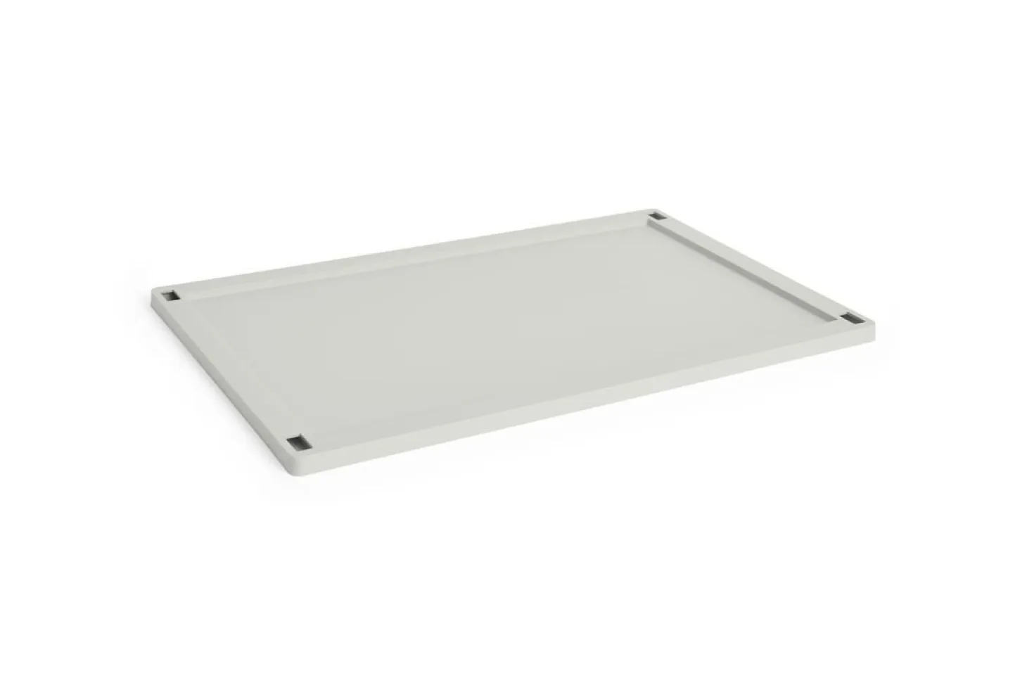 HAY Colour Crate Lid Plastic - Large - Grey