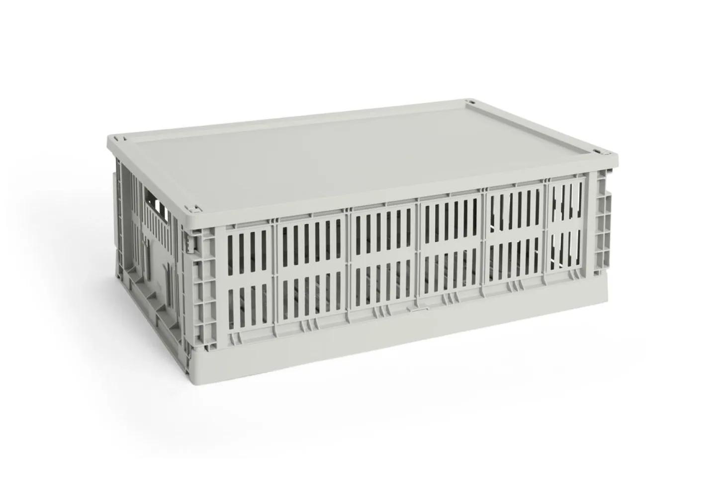 HAY Colour Crate Lid Plastic - Large - Grey