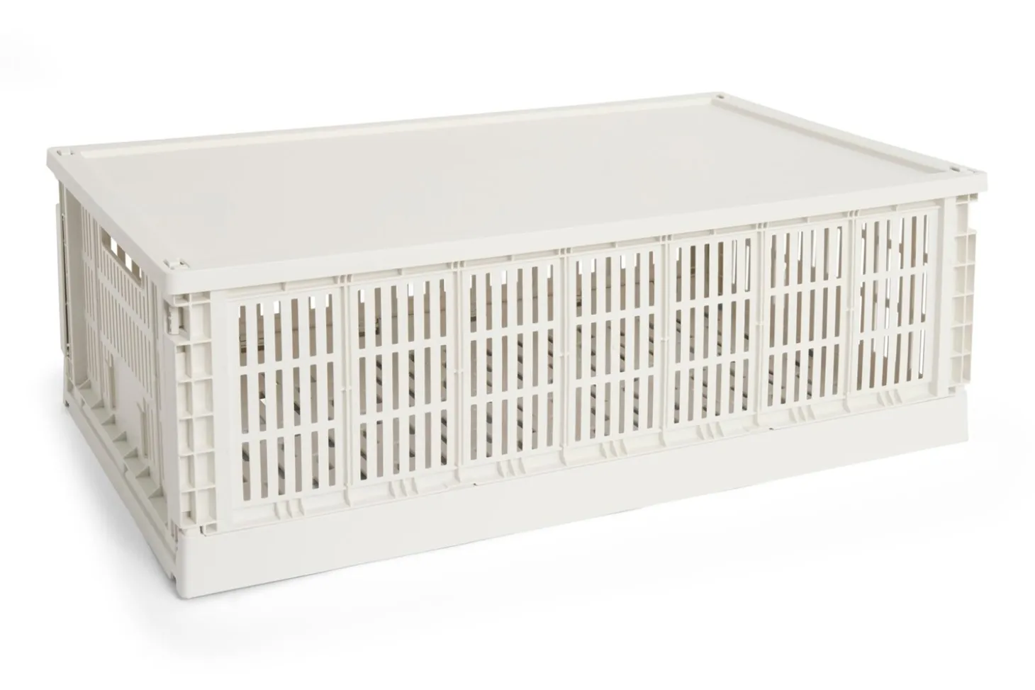 HAY Colour Crate Lid Plastic - X-Large - Off-white