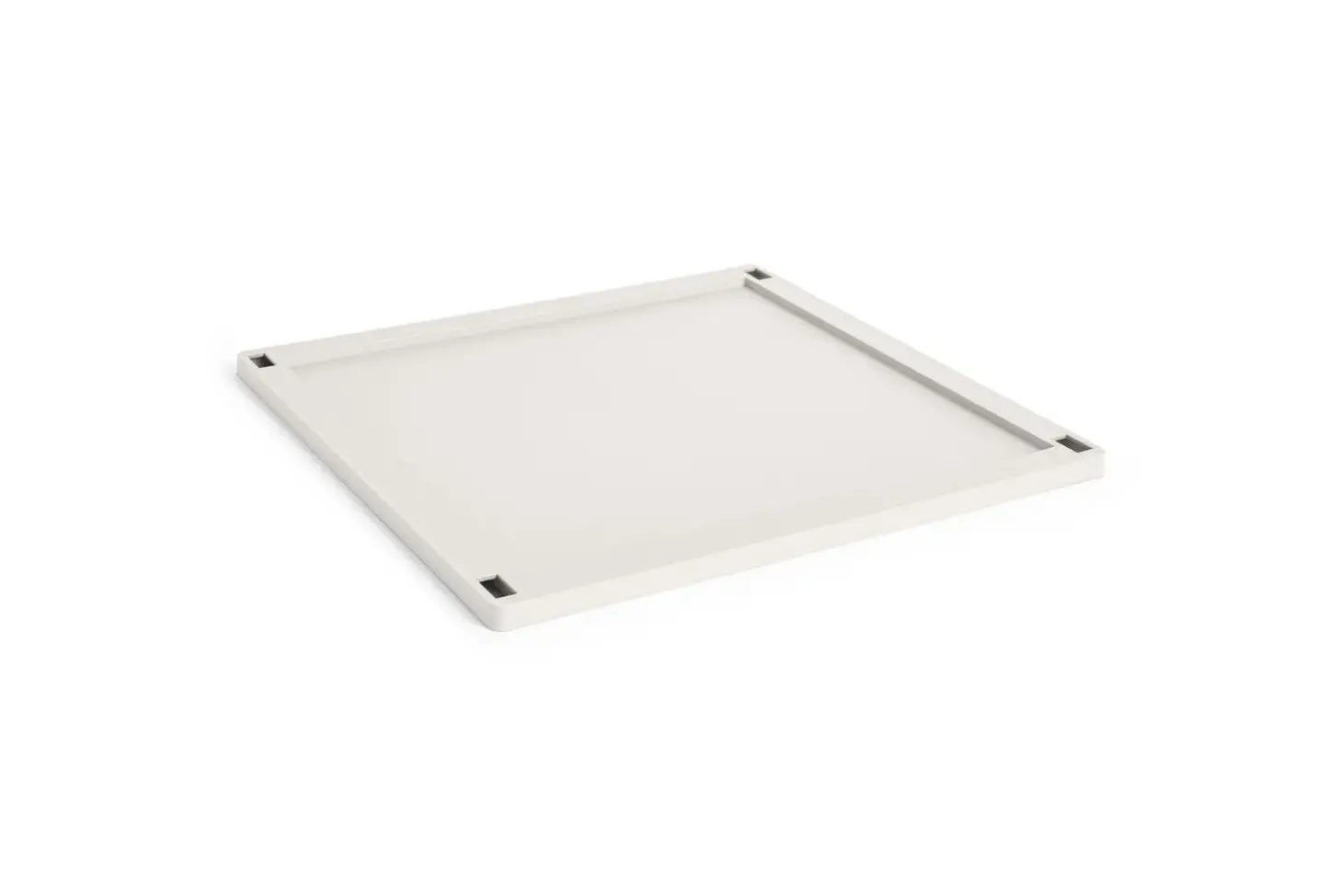 HAY Colour Crate Lid Plastic - Medium Square / Cube - Off-white