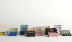 HAY Colour Crate Mini - Oblong - Grey
