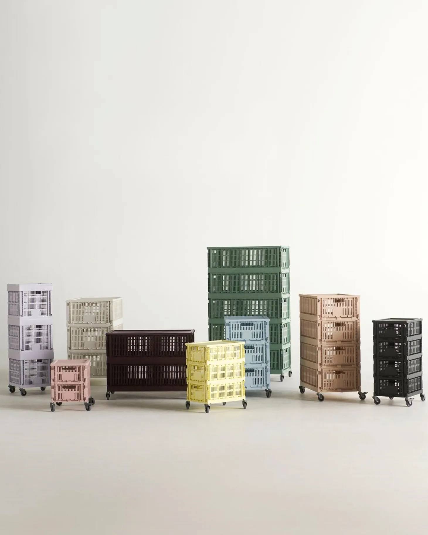 HAY Colour Crate Mini - Set of 2 - Powder