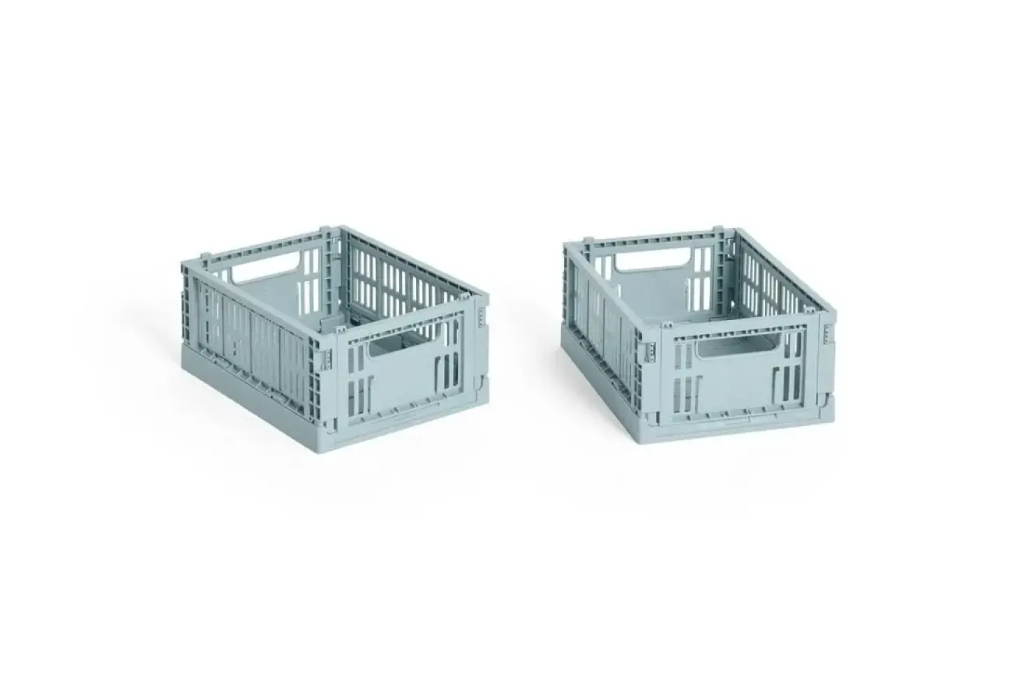 HAY Colour Crate Mini - Set of 2 - Dusty blue