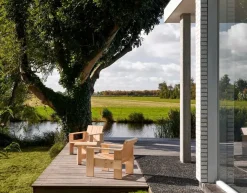HAY Crate Lounge Chair - Lakeret fyrretræ / Lacquered pinewood