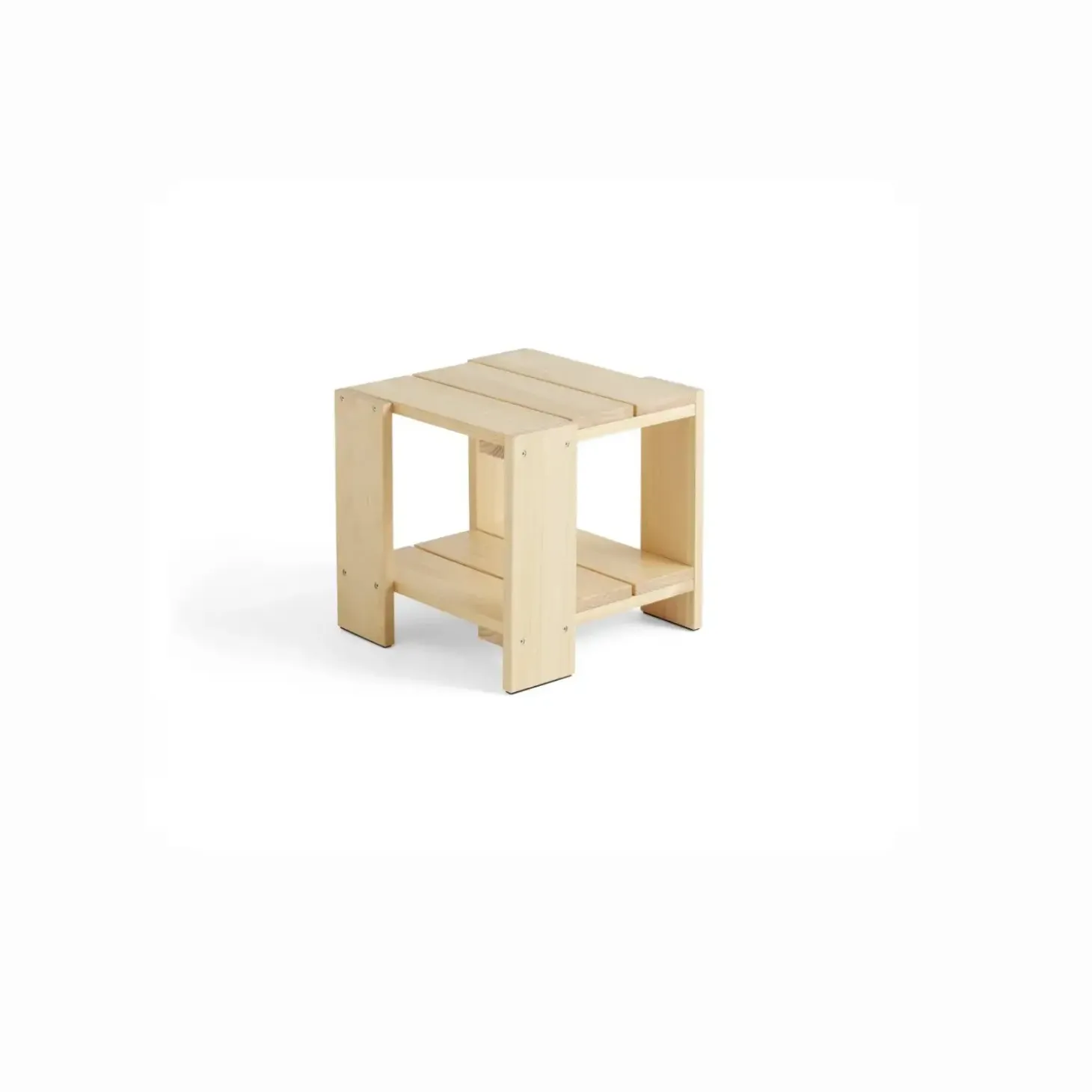 HAY Crate Side Table - Lakeret fyrretræ / Lacquered pinewood