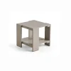 HAY Crate Side Table - London Fog - Lakeret fyrretræ / Lacquered pinewood