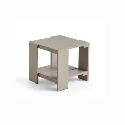 HAY Crate Side Table - London Fog - Lakeret fyrretræ / Lacquered pinewood