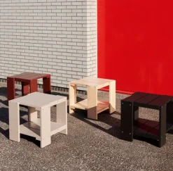 HAY Crate Side Table - London Fog - Lakeret fyrretræ / Lacquered pinewood