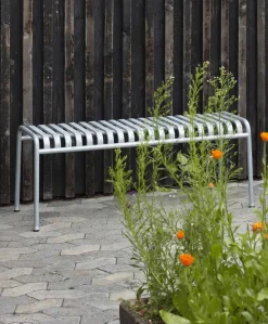 HAY havebænk - Palissade Bænk - Galvaniseret stål - hot galvanised