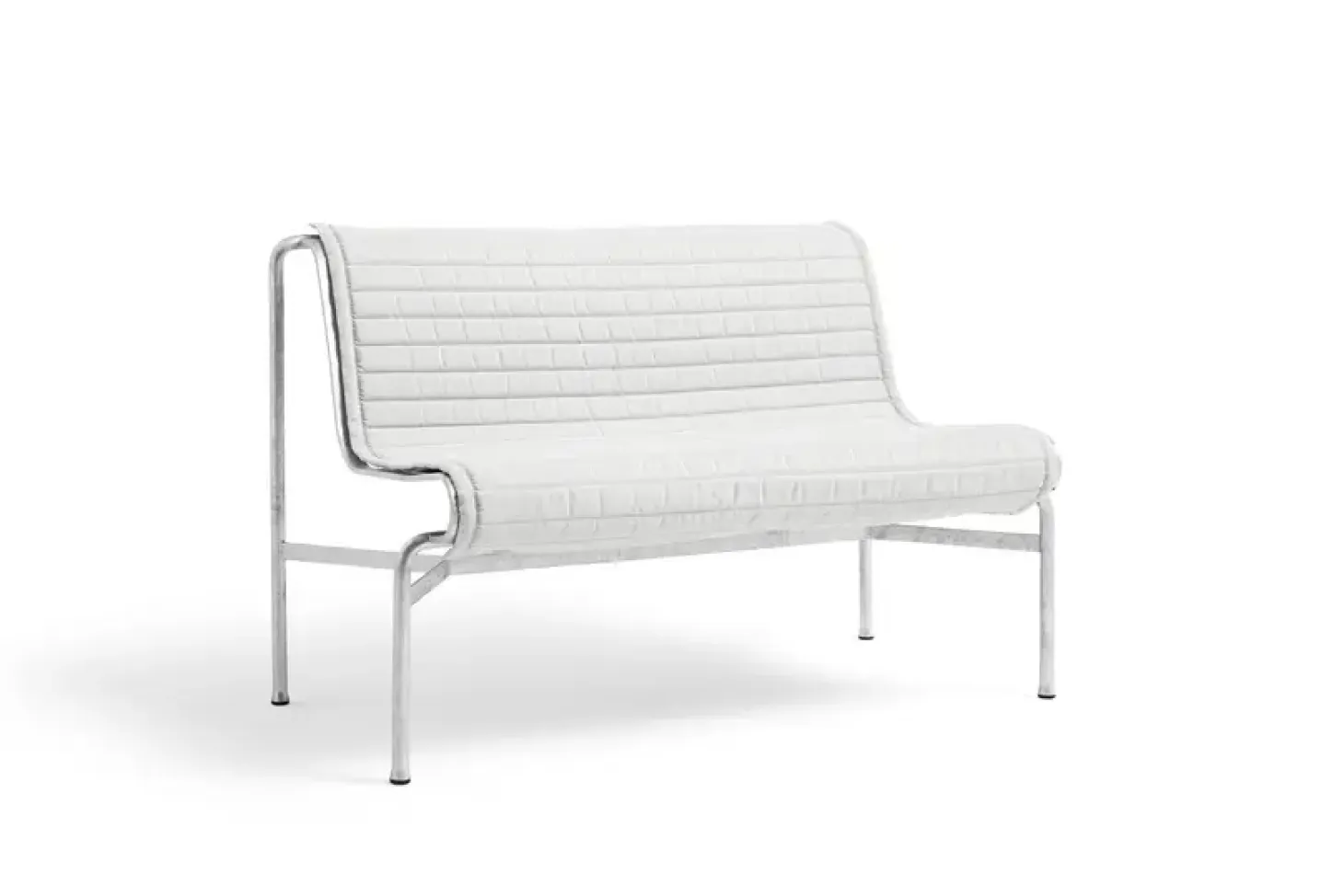 Hay havebænk - Palissade Dining Bænk uden armlæn - Galvaniseret - Dining Bench