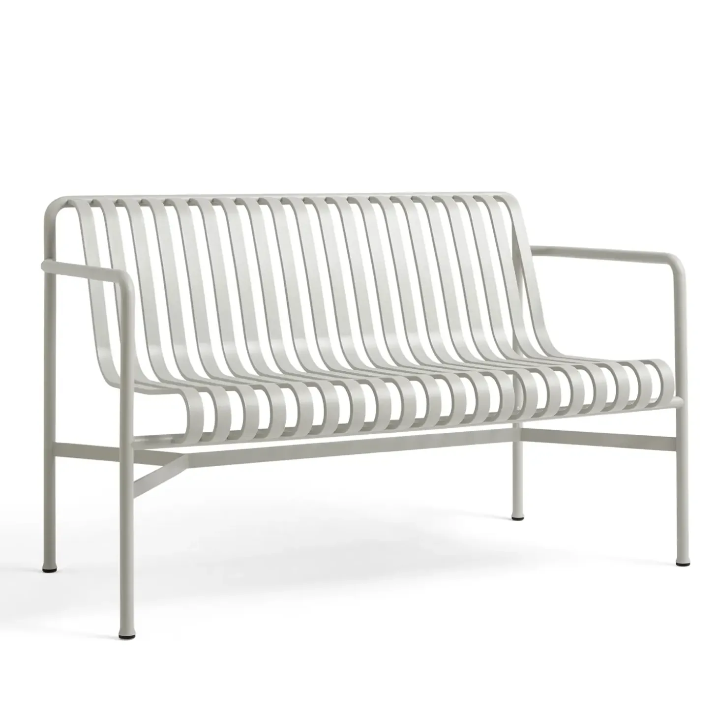 HAY havebænk - Palissade spisebordsbænk i lysegrå / sky grey (dining bench)