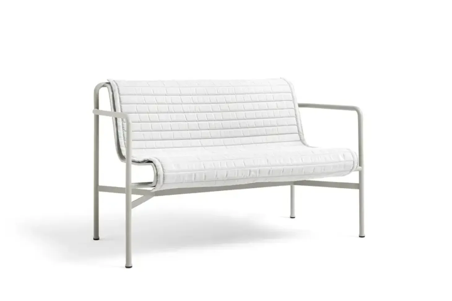 HAY havebænk - Palissade spisebordsbænk i lysegrå / sky grey (dining bench)