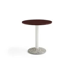 HAY havebord - Keramik bord - Ceramic table - Bordeaux - Ø 70 cm