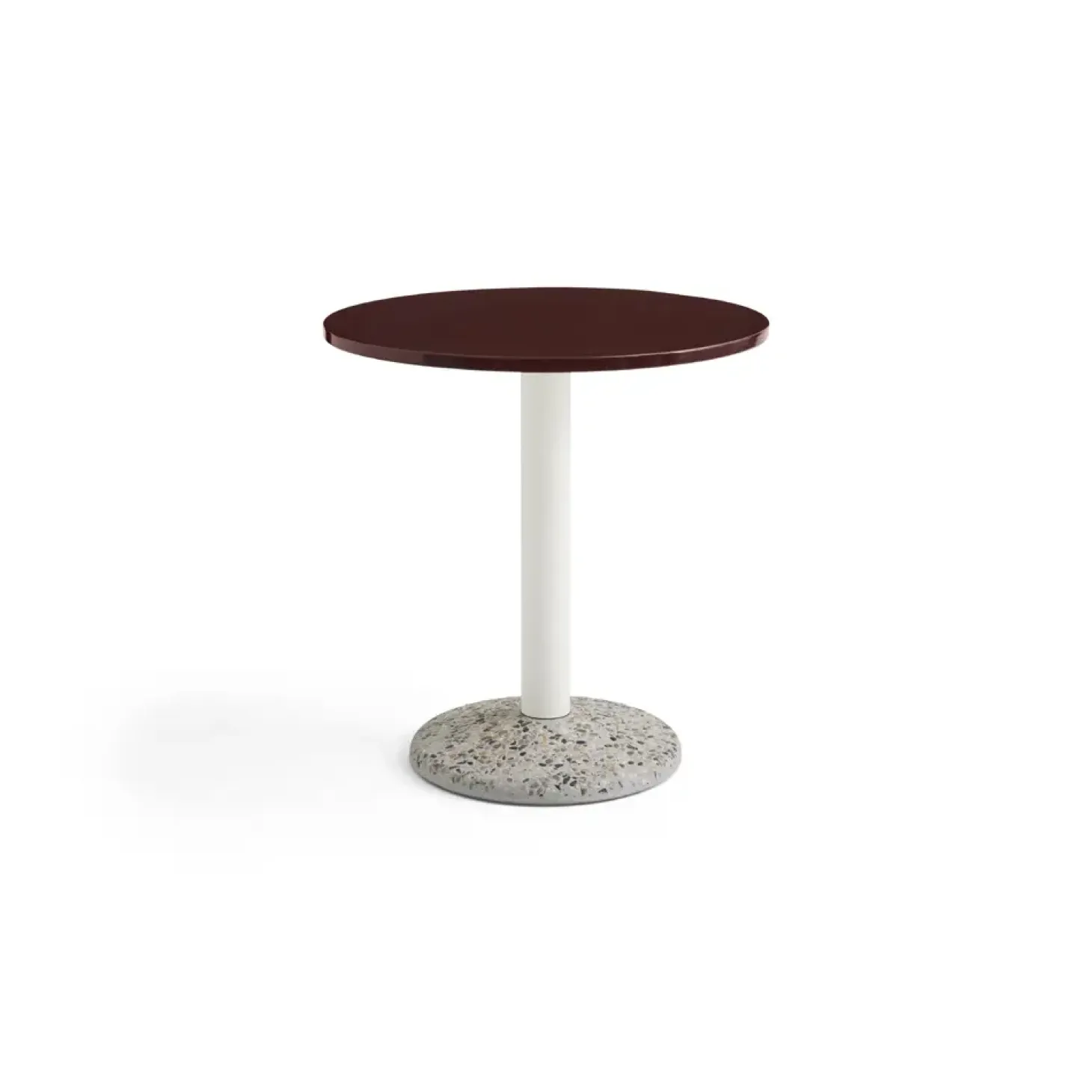 HAY havebord - Keramik bord - Ceramic table - Bordeaux - Ø 70 cm