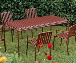 HAY havebord - Palissade bord - Large - Rød - Iron Red - 170x90 cm