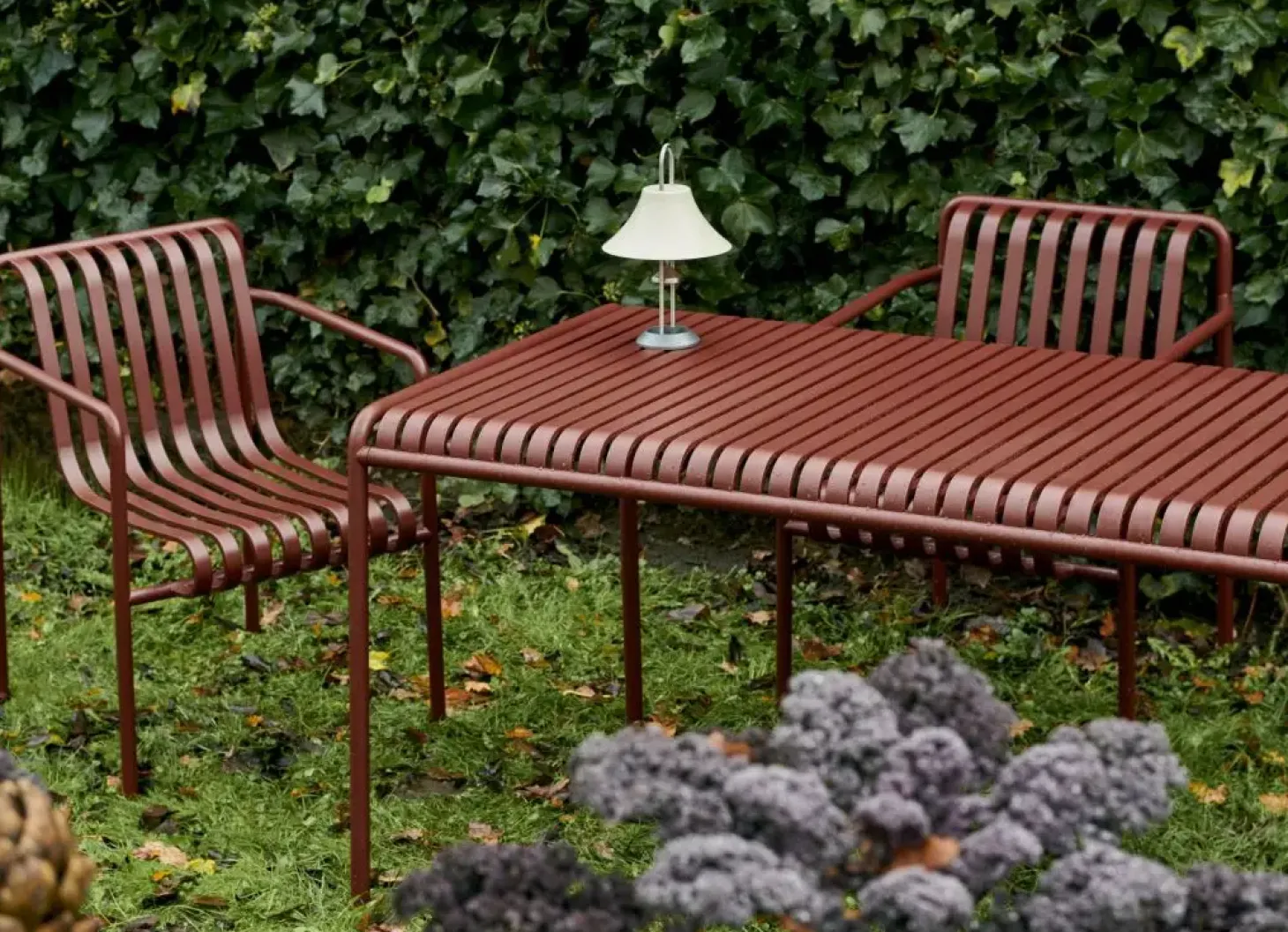 HAY havebord - Palissade bord - Large - Rød - Iron Red - 170x90 cm