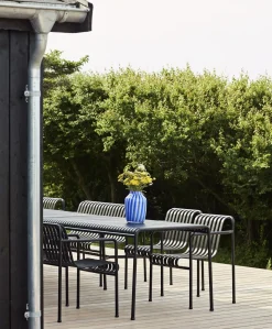 HAY havebord - Palissade bord - Large - Anthracite - 170x90 cm