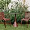 HAY havebord - Palissade bord - Cone table - Rød - Iron red (Ø: 90 cm)