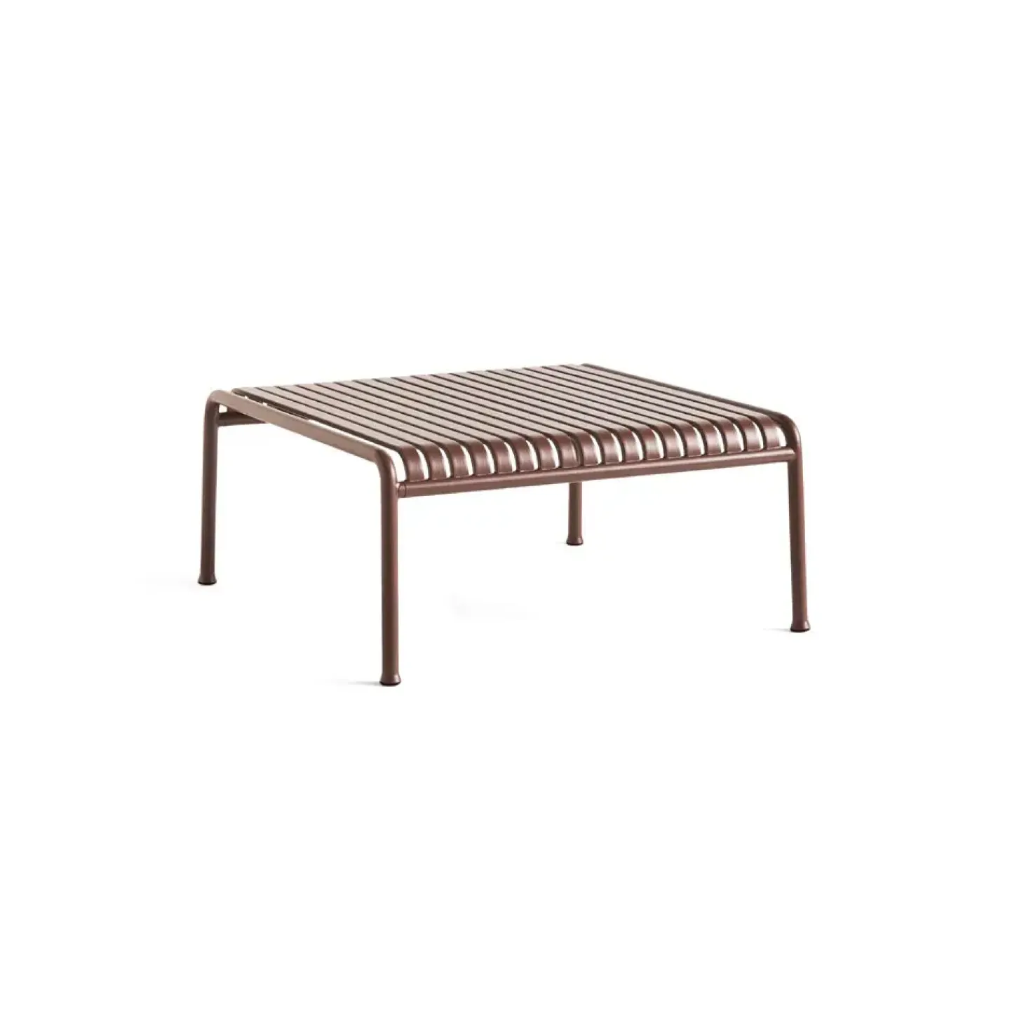 HAY havebord - Palissade Loungebord - lav - Rød - Iron red - H38 X W81 X L86 - Low table