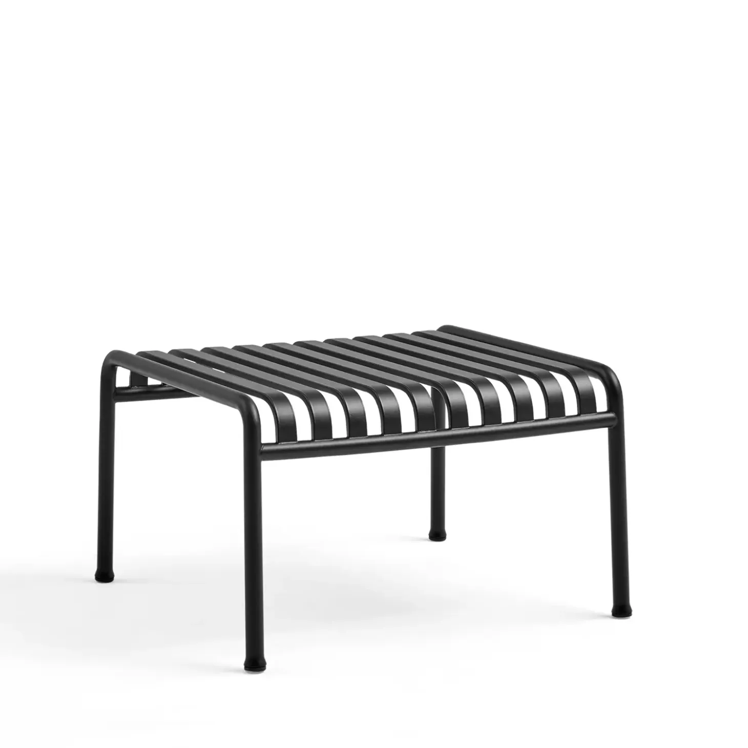 HAY havebord - Palissade Ottoman - Anthracite - lille havebord