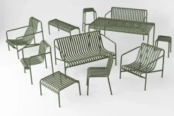 HAY haveskammel - Palissade skammel Oliven grøn - Stool