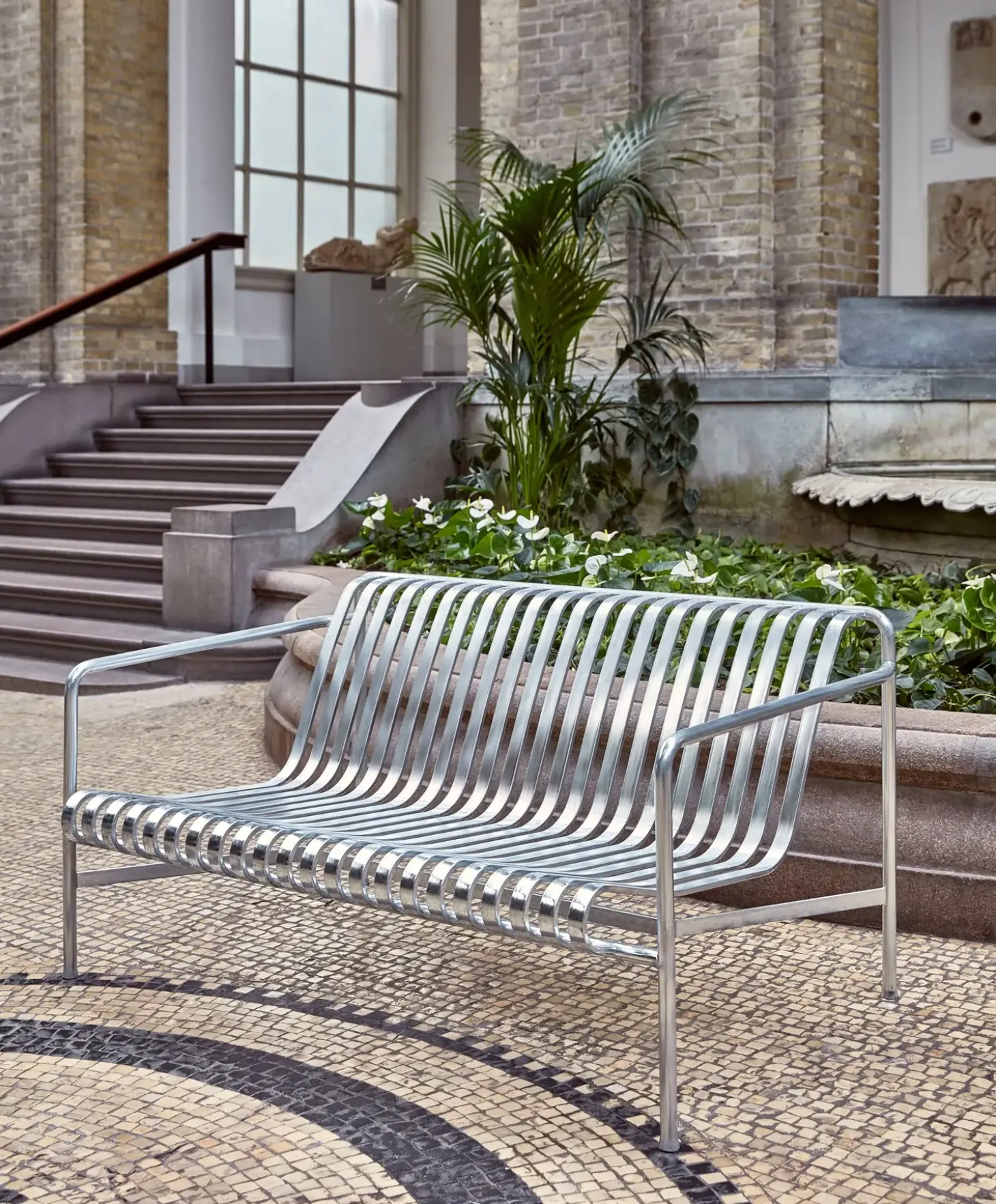 HAY havesofa - Palissade Lounge Sofa - Galvaniseret stål - hot galvanised