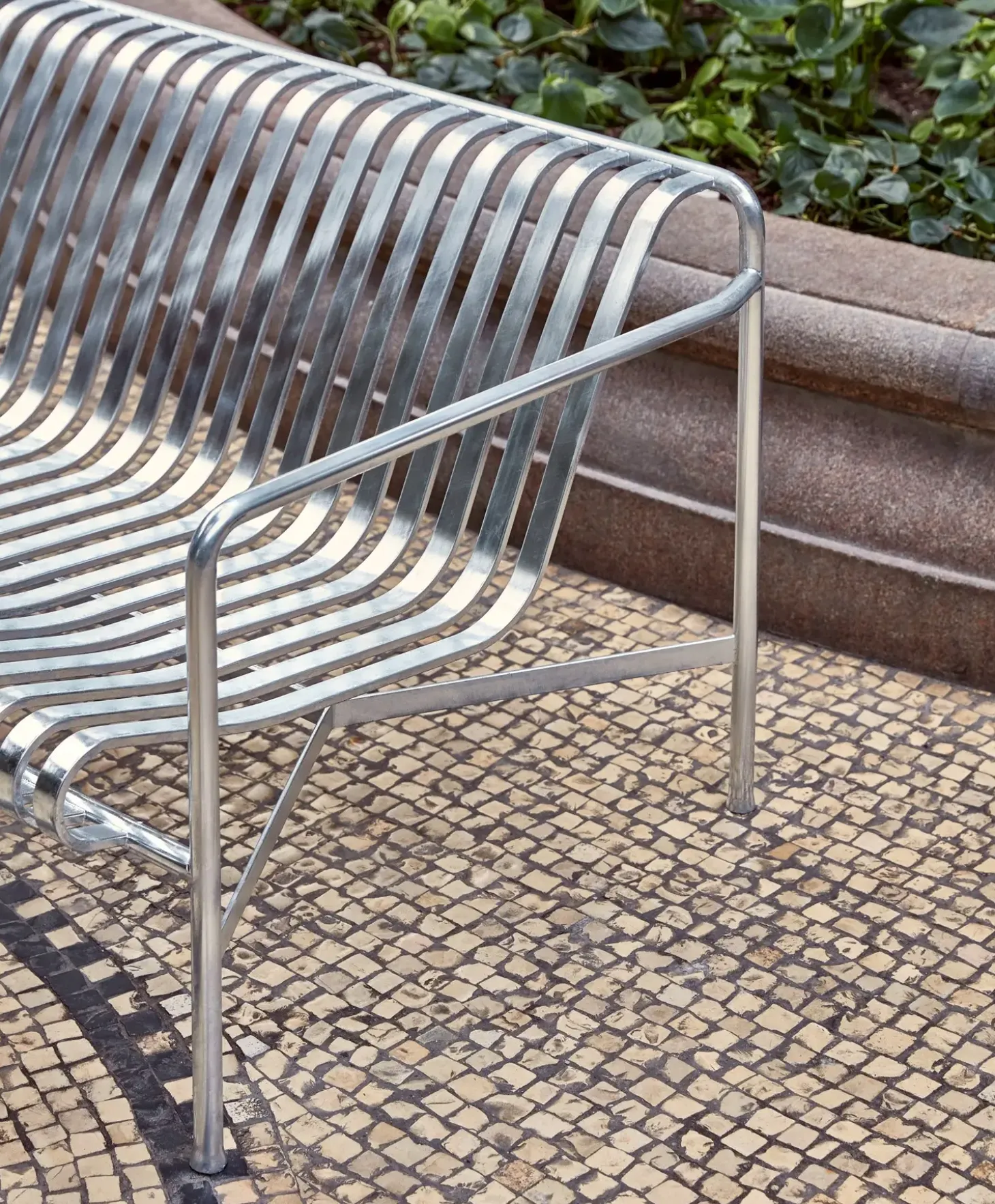 HAY havesofa - Palissade Lounge Sofa - Galvaniseret stål - hot galvanised