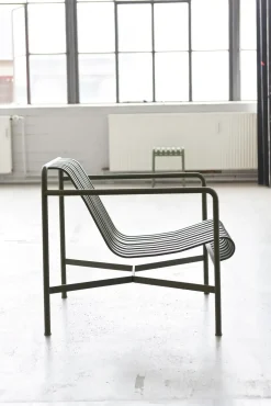 HAY havestol - Palissade lounge Stol - Lav model - Olivengrøn