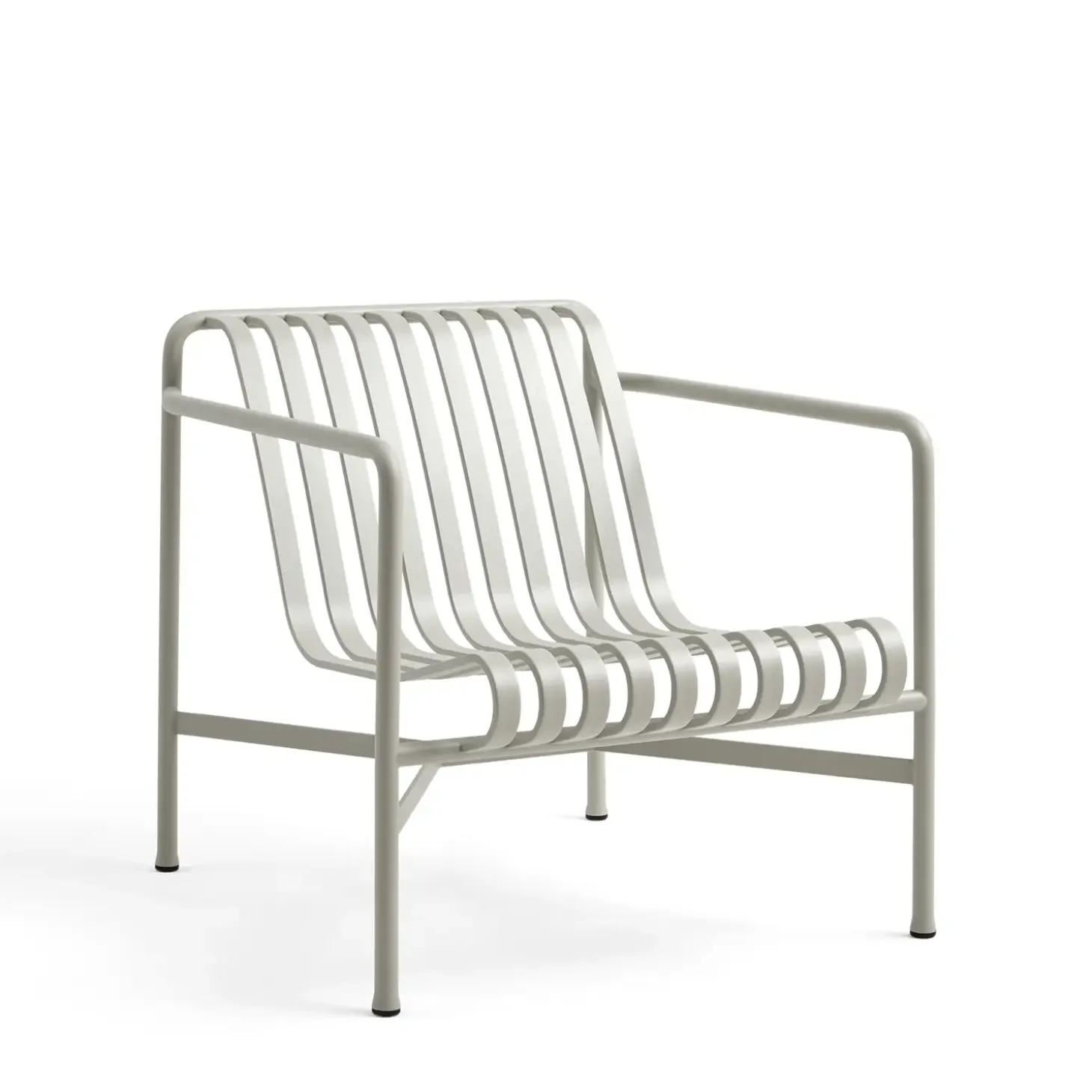 HAY havestol - Palissade lounge Stol - Lav model - Lysegrå - Sky Grey