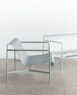 HAY havestol - Palissade lounge Chair Low - Galvaniseret stål - hot galvanised