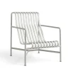 HAY havestol - Palissade lounge Stol - Høj model - Lysegrå - Sky Grey