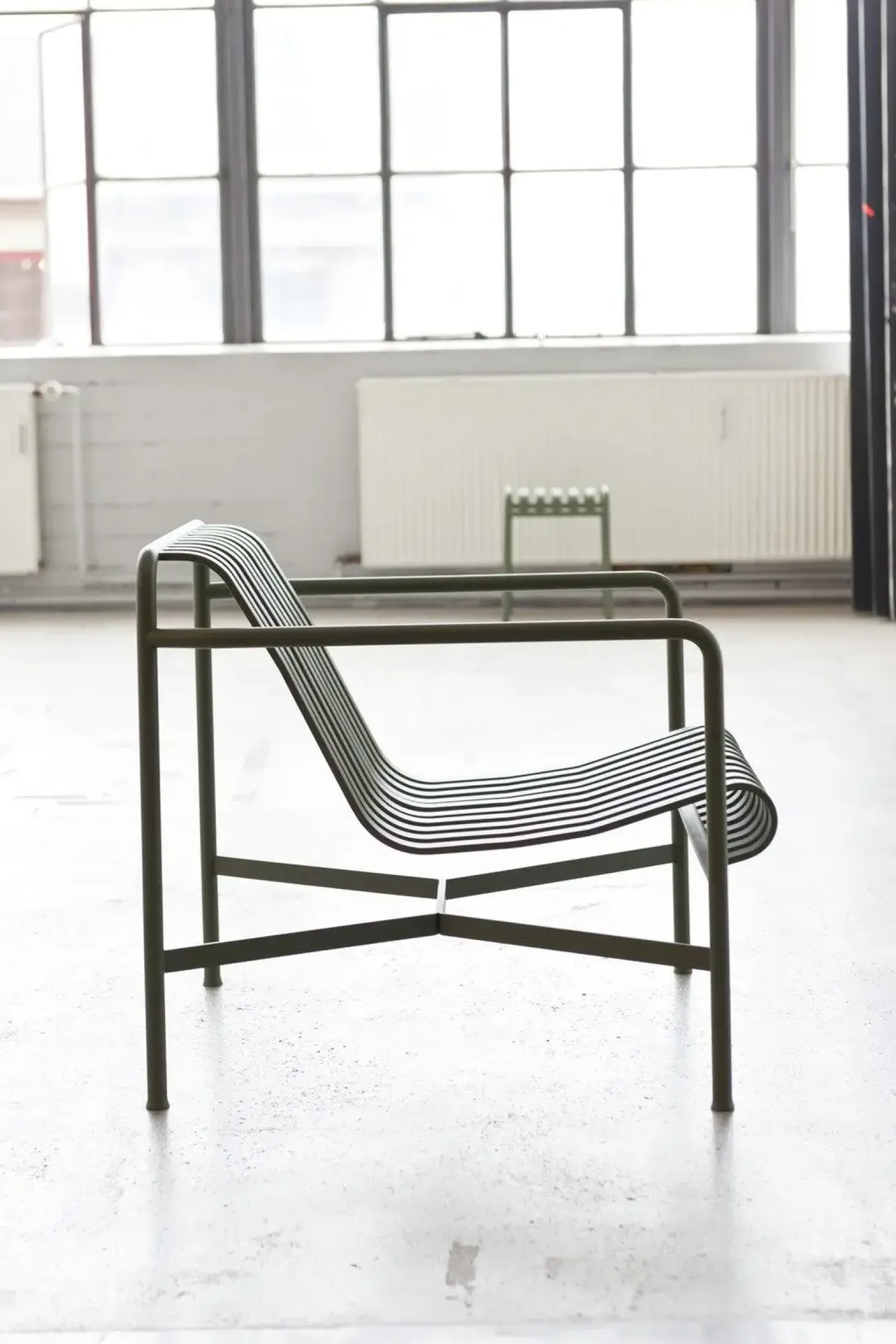 HAY havestol - Palissade lounge Stol - Lav model - Anthracite