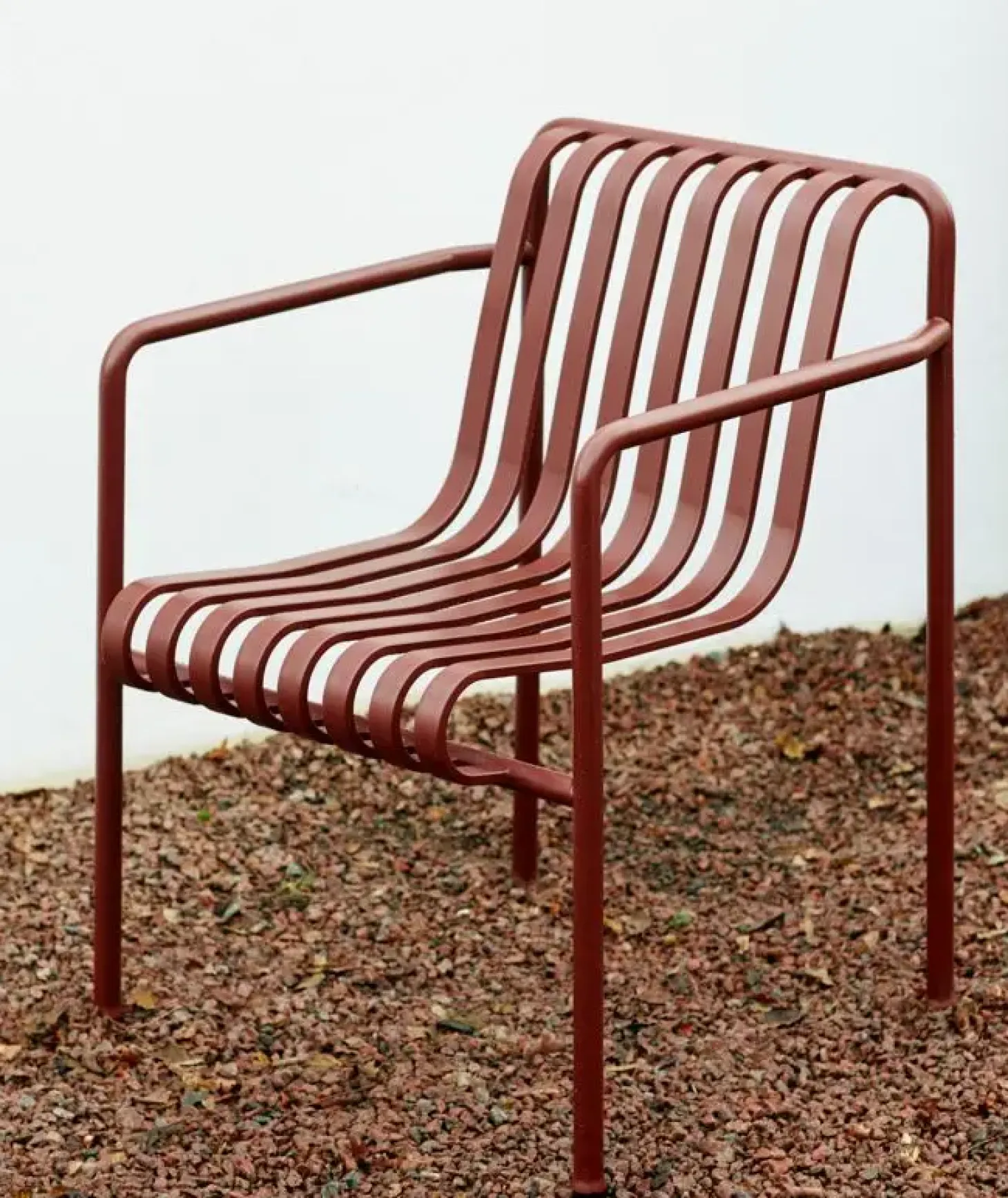 HAY havestol - Palissade spisebordsstol - Rød - Iron Red - Dining arm chair
