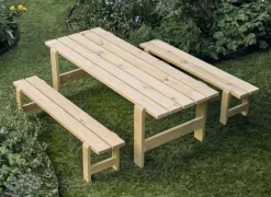 HAY Weekday bænk - 111 cm - Lakeret Fyrretræ / Lacquered Pinewood