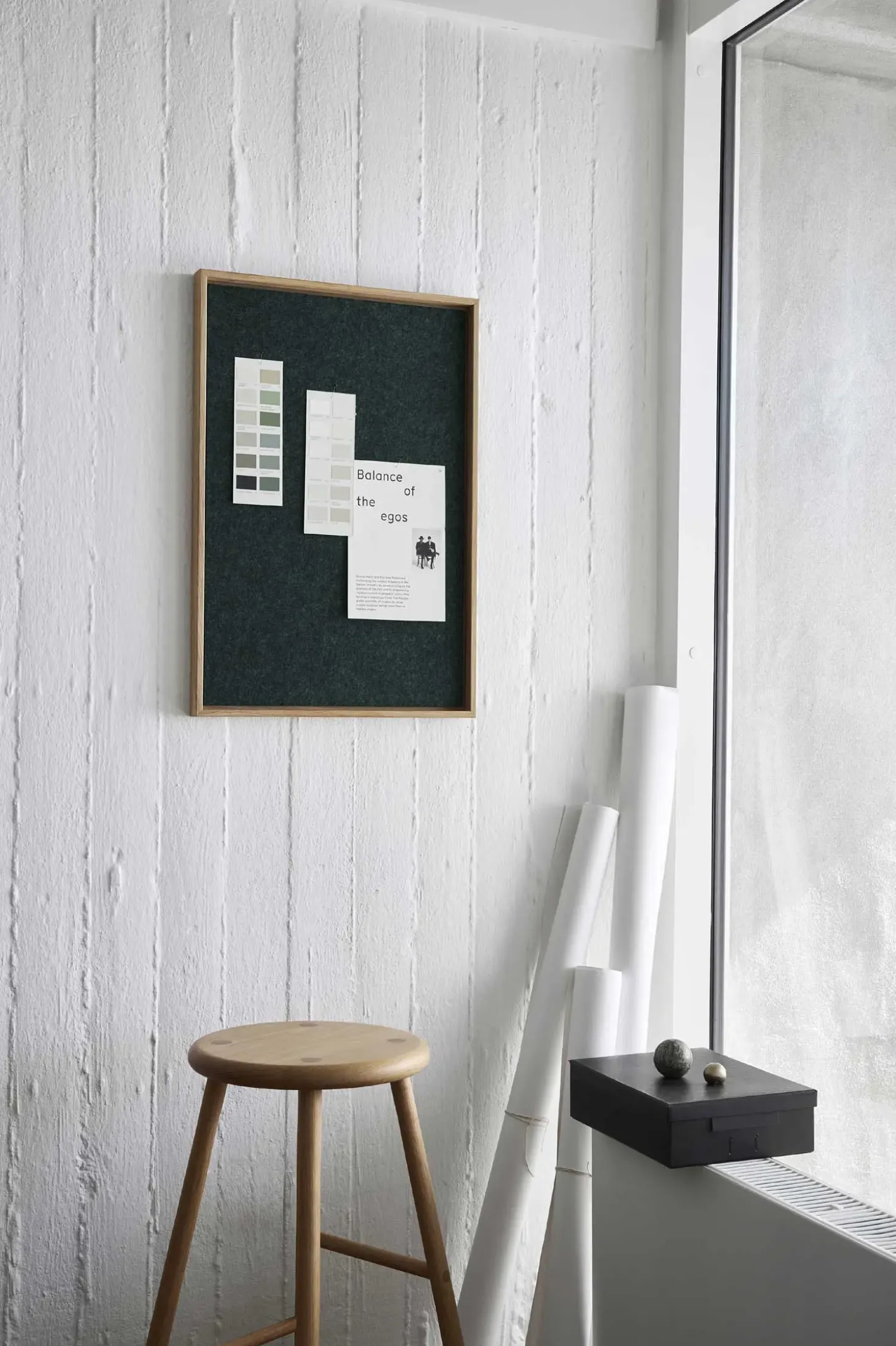 Hemverk - Opslagstavle m. akustiske egenskaber - Recy - Grøn - 40x60
