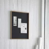 Hemverk - Opslagstavle m. akustiske egenskaber - Recy - Grå - 40x60