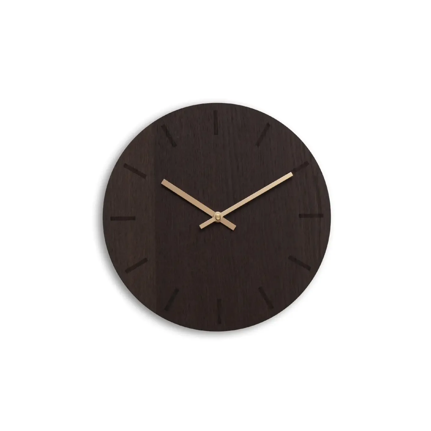 Hemverk - Vægur - Dark Oak - Mørk Eg/Kobber - Ø28 cm
