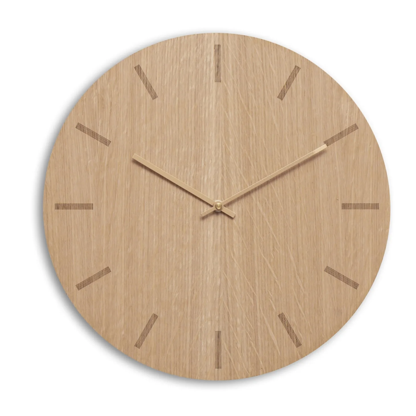 Hemverk - Vægur - Light Oak - Eg/Kobber - Ø38 cm