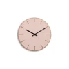Hemverk - Vægur - Lys Eg/Powder Dusty Rose - Sorte visere - Ø28 cm