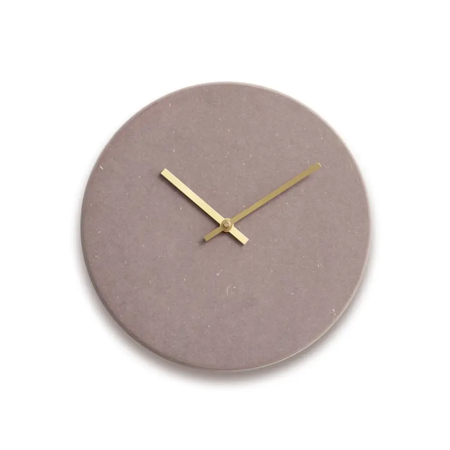 Hemverk - Vægur - Shape Chocolate - Guld visere - Ø28 cm