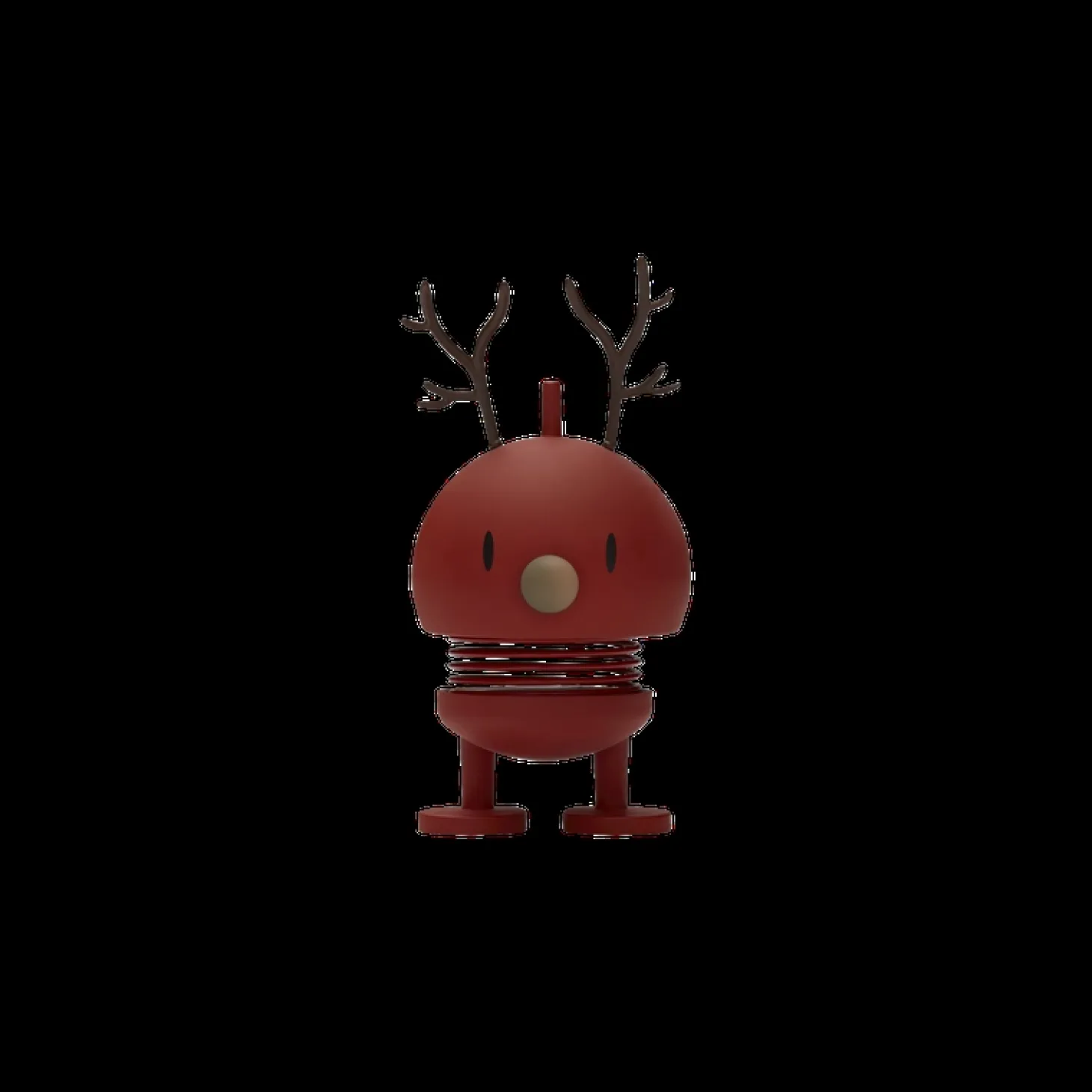 Hoptimist - Christmas - Soft Reindeer Bumble - Small - Rød