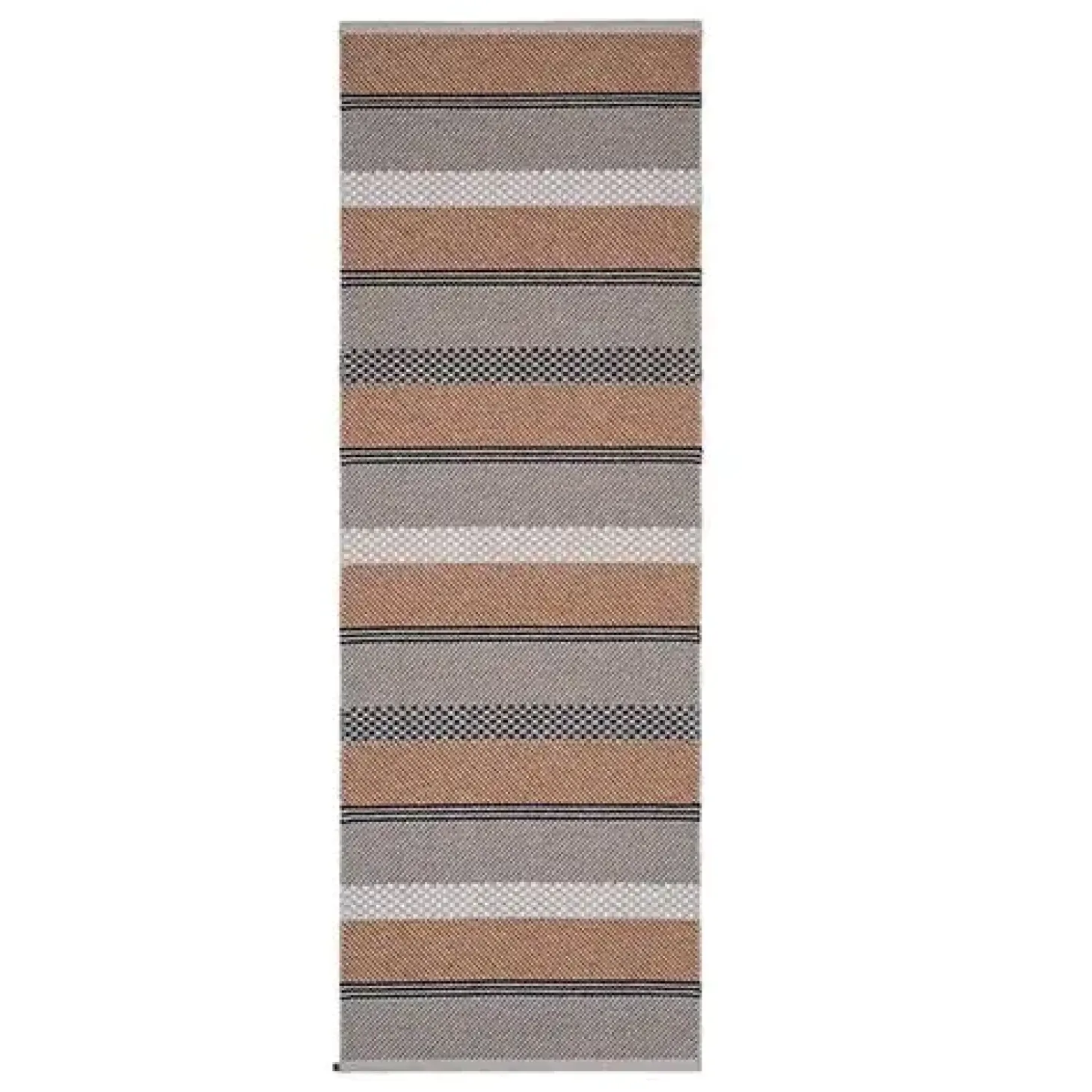 Horredsmattan - Tæppe - Mason - 70 x 140 cm - Beige/Rust/Blå