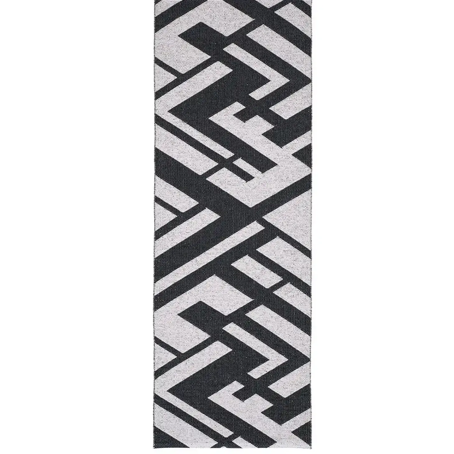 Horredsmattan - Tæppe - Uma - 70 x 200 cm - Sort